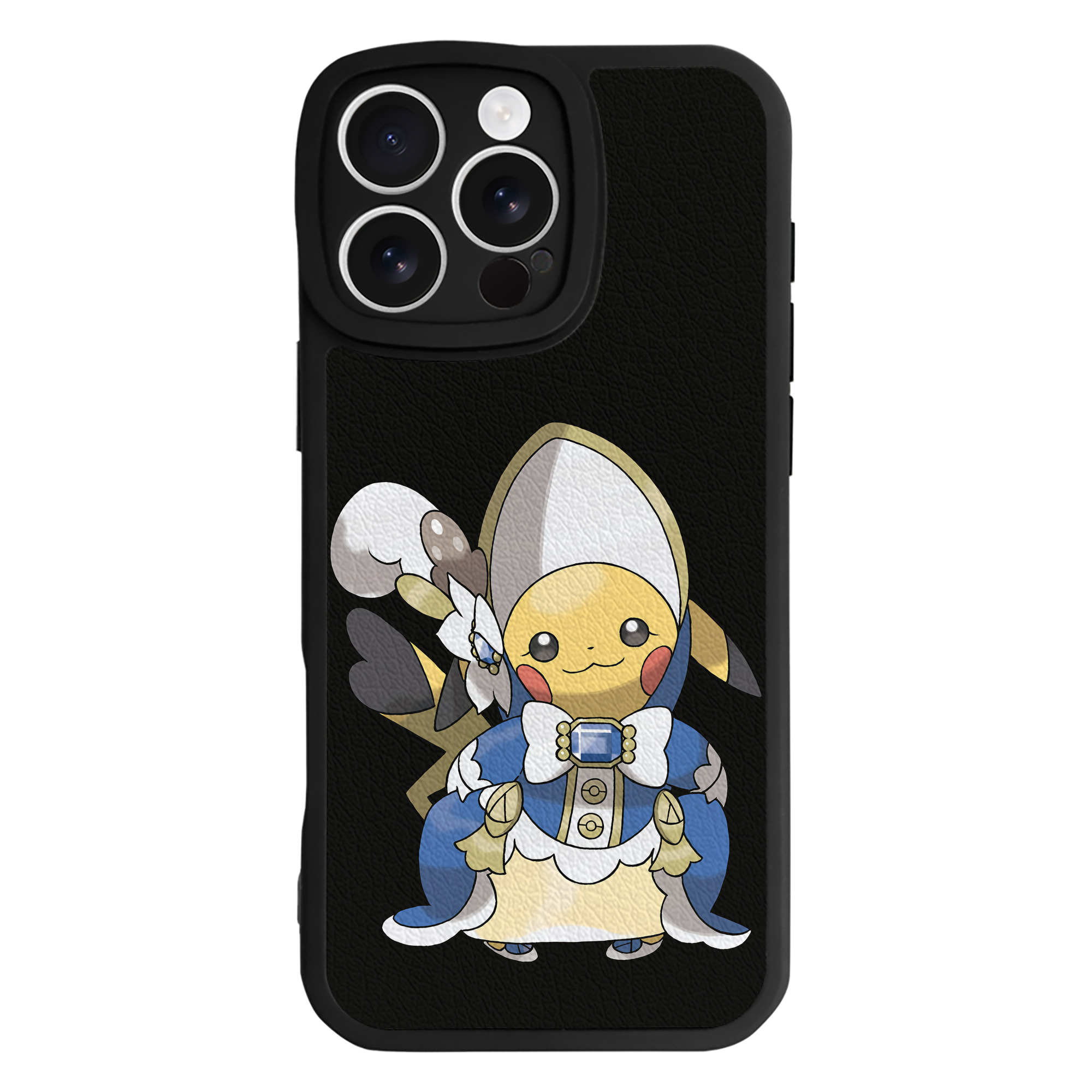 （画像用） ポケットモンスター Pokémon 【iPhone 16シリーズ対応】シリコンスマホケース（レザー調） 材質：シリコン